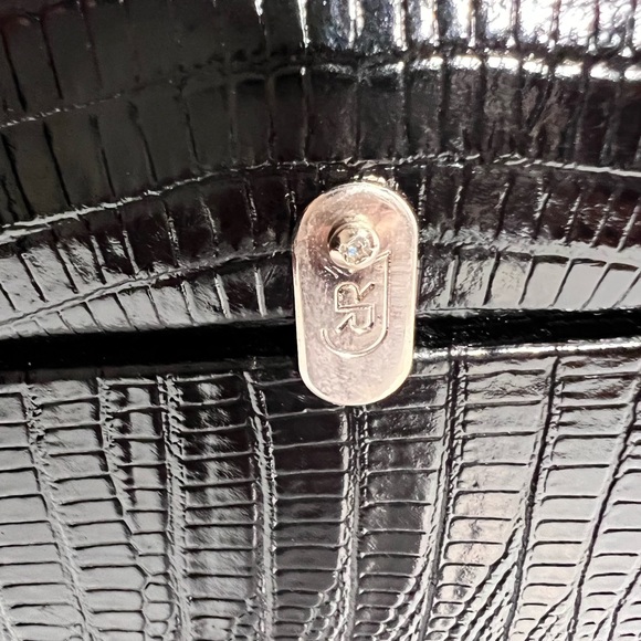 Renzo Romagnoli Black Crocco Leather Single Watch Wander Box RENZBO-045 - Picture 9 of 16